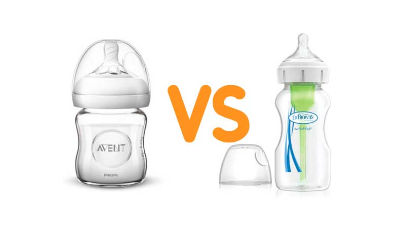 Dr Brown vs Avent Bottles