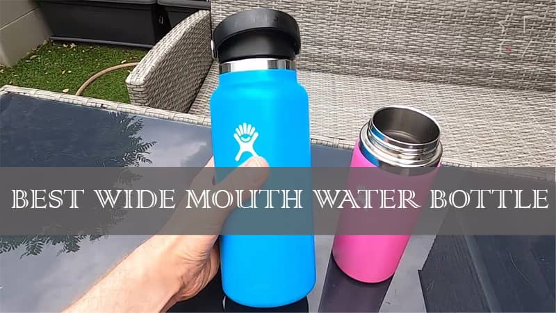 best wide mouth glass water bottle
